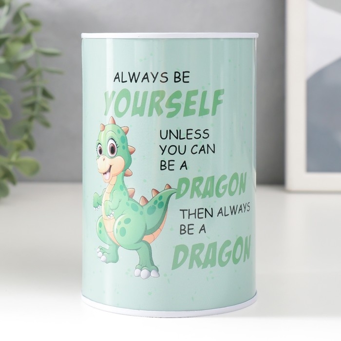 Копилка металл Копилка металл "Динозавр/Акула" МИКС 8х8х12,5 см