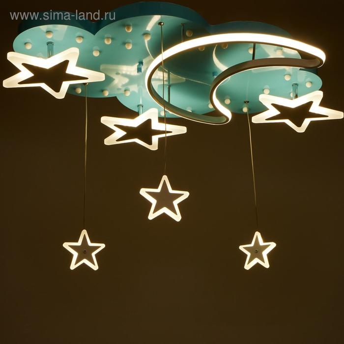 Люстра 70614/3 29хLED 58Вт голубой 74х63х38 см BayerLux