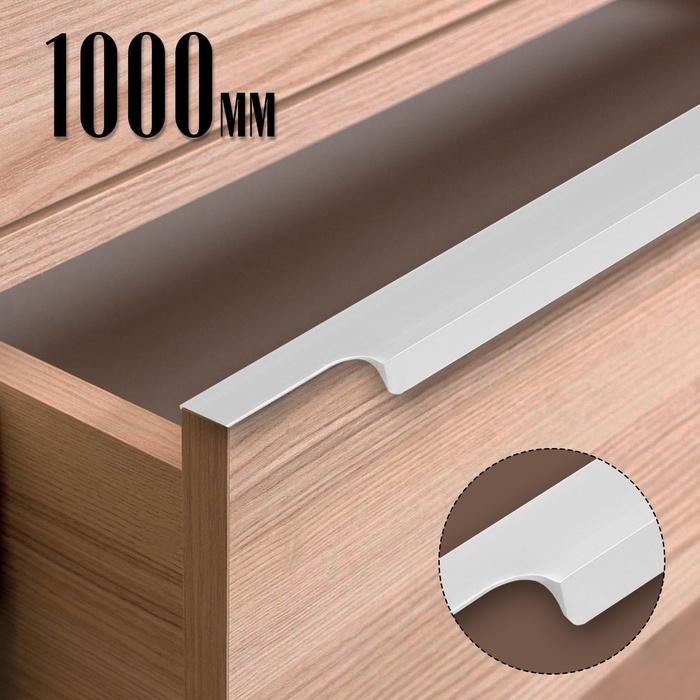 Ручка торцевая CAPPIO RP100SC, L=1000 мм, цвет матовый хром Ручка торцевая CAPPIO RP100SC, L=1000 мм, цвет матовый хром