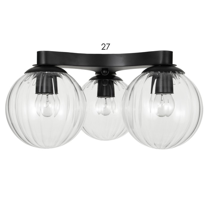 Люстра 2795/3 E27 40Вт черный 46х46х20 см BayerLux Люстра 2795/3 E27 40Вт черный 46х46х20 см BayerLux