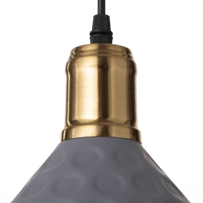 Светильник BayerLux Светильник BayerLux "Чеканка" Е27 40Вт серый-золото 24х24х17-117 см