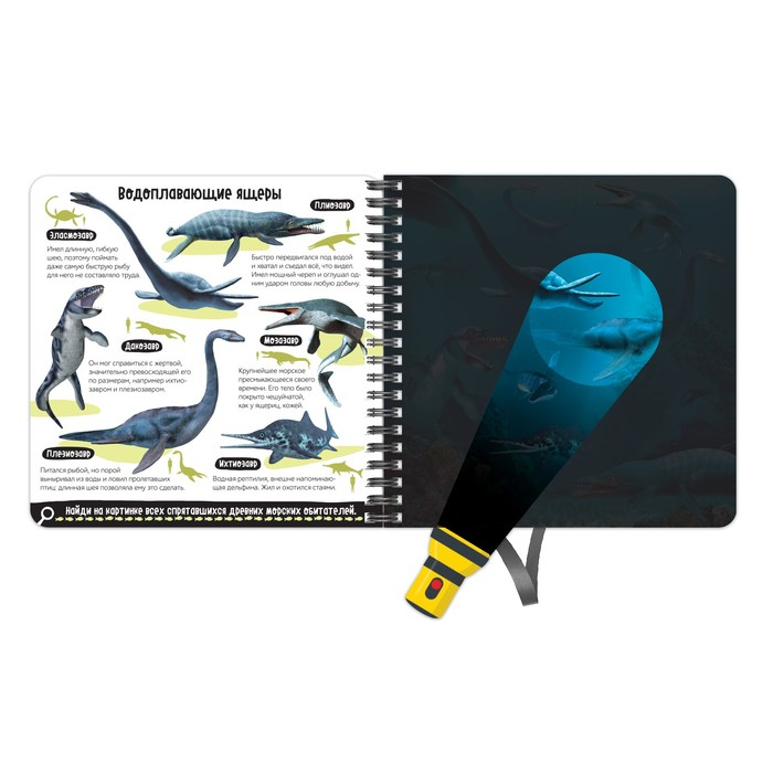 Секретная книга с волшебным фонариком «Диноленд», 22 стр. Секретная книга с волшебным фонариком «Диноленд», 22 стр.