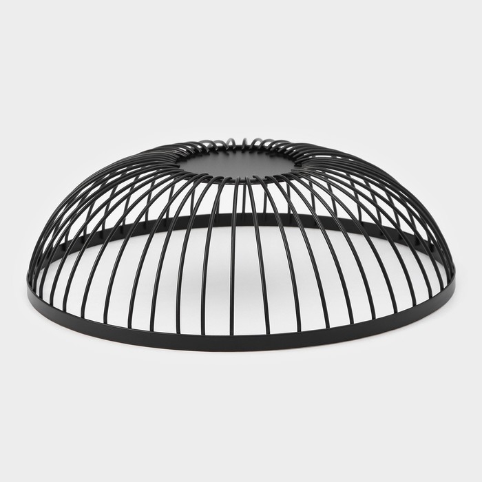 Фруктовница Доляна «Лофт», 28×28×8 см, цвет чёрный Фруктовница Доляна «Лофт», 28×28×8 см, цвет чёрный