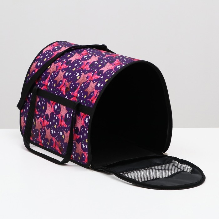 Сумка - переноска для животных с принтом, 49 х 30 х 35 см, микс цветов Сумка - переноска для животных с принтом, 49 х 30 х 35 см, микс цветов