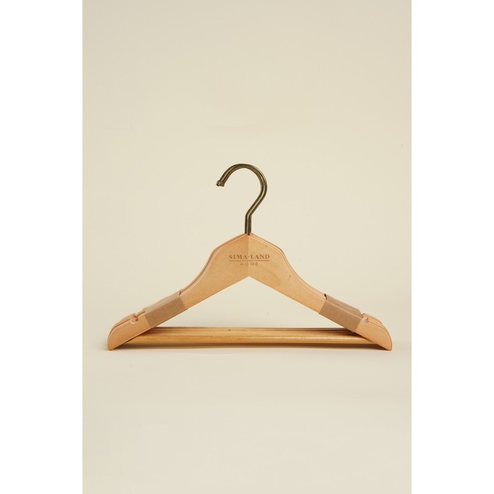 Плечики - вешалки для одежды SL Home, 5 шт, детские, дерево лотос, 33×21 см Плечики - вешалки для одежды SL Home, 5 шт, детские, дерево лотос, 33×21 см