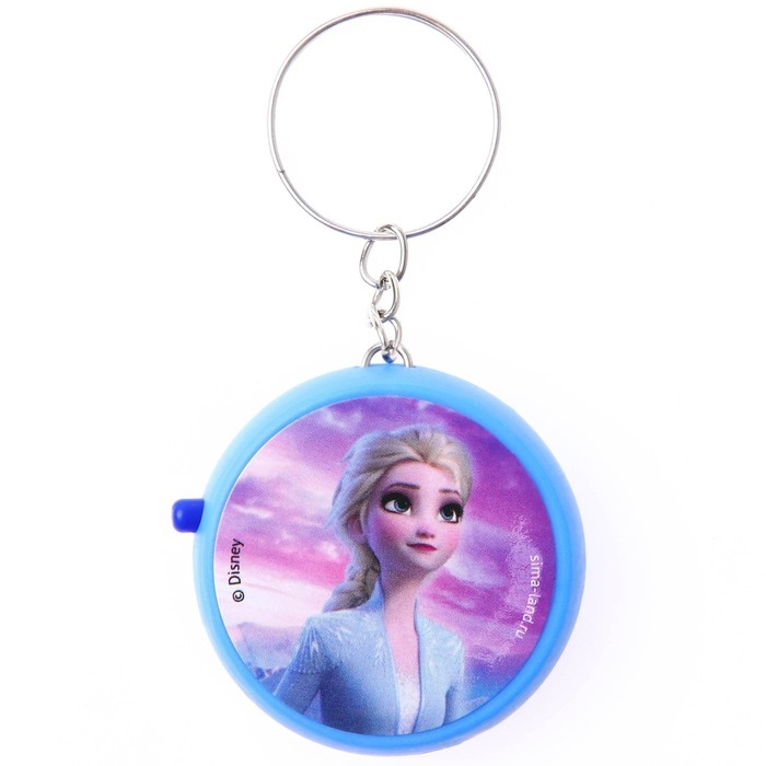 Проектор-брелок «Холодное сердце», свет, цвет синий Проектор-брелок «Холодное сердце», свет, цвет синий