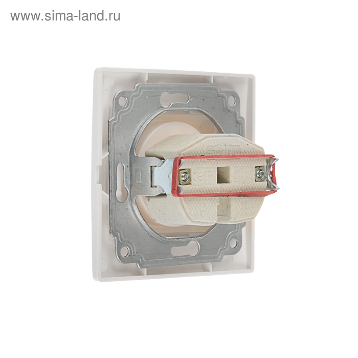 Розетка Smartbuy  Розетка Smartbuy "Венера", 10 А, одноместная, скрытая, без з/к, керамика, белая
