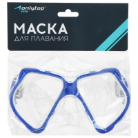 Маска для плавания ONLYTOP, цвета МИКС