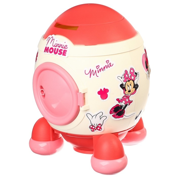 Копилка ракета с набором наклеек, 22,5 см х 18,5 см х 17,5 см Копилка ракета с набором наклеек, 22,5 см х 18,5 см х 17,5 см "Мышка", Минни Маус