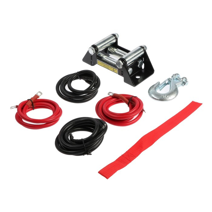 Лебедка электрическая ТУНДРА, 12/24V, 3000 lb (1.4 т), 1.2 л.с., до 3.3 м/мин, 4.8 мм х 12 м Лебедка электрическая ТУНДРА, 12/24V, 3000 lb (1.4 т), 1.2 л.с., до 3.3 м/мин, 4.8 мм х 12 м