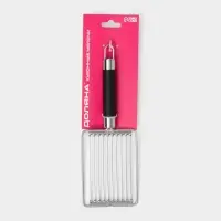 Яйцерезка Доляна Venus, 25&times;8.5 см, нержавеющая сталь, чёрная