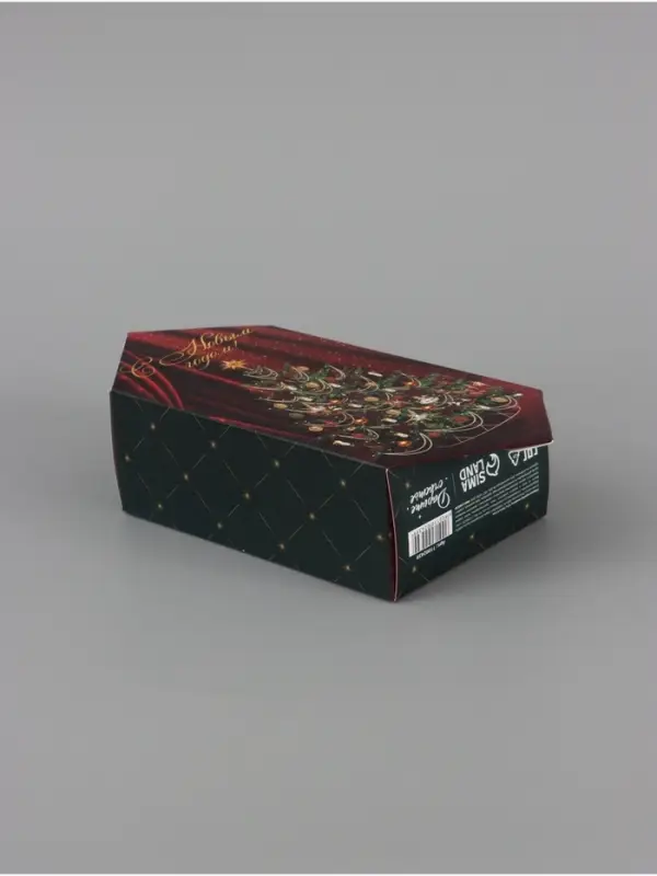 Коробка-конфета, подарочная, самосборная &laquo;Тепла в Новом году&raquo;, 9.3&times;14.6&times;5.3 см