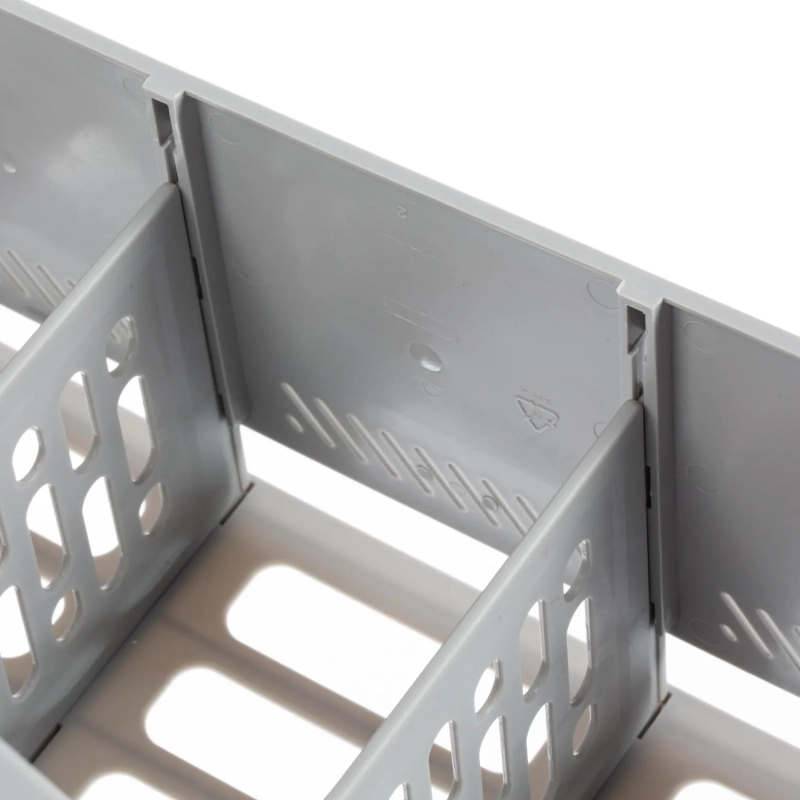 Лоток вертикальный д/бумаг Deli E9843,сбор,3отд,сер,250x257x275мм,пл