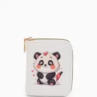 Кошелёк на молнии &laquo;Выбражулька&raquo;, 8.5&times;2.5&times;10.5 см, с принтом, белый