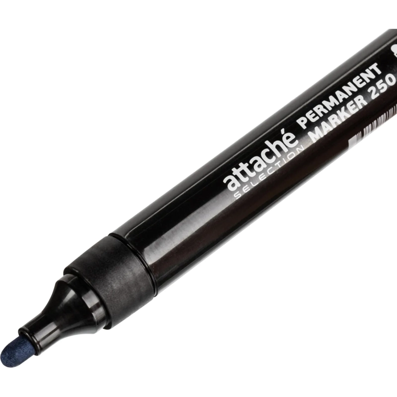 Маркер перманентный Attache Selection 250 синий 1-3мм кругл. наконечник