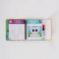 Многоразовая книга с играми &laquo;Маша и Медведь&raquo;, 30 мини-игр + маркер