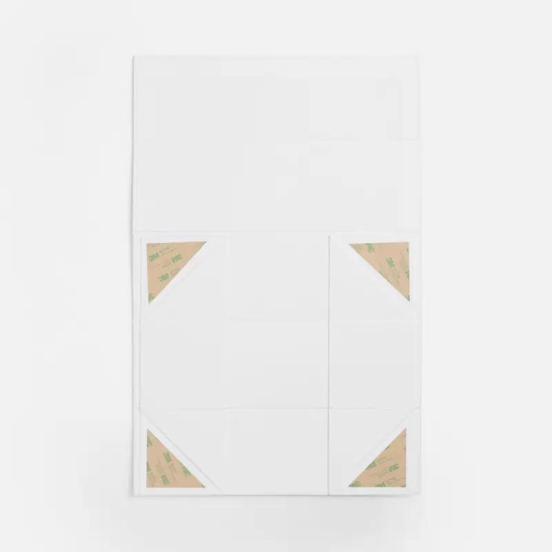 Коробка складная под бутылку Color Jacket Fold, белая