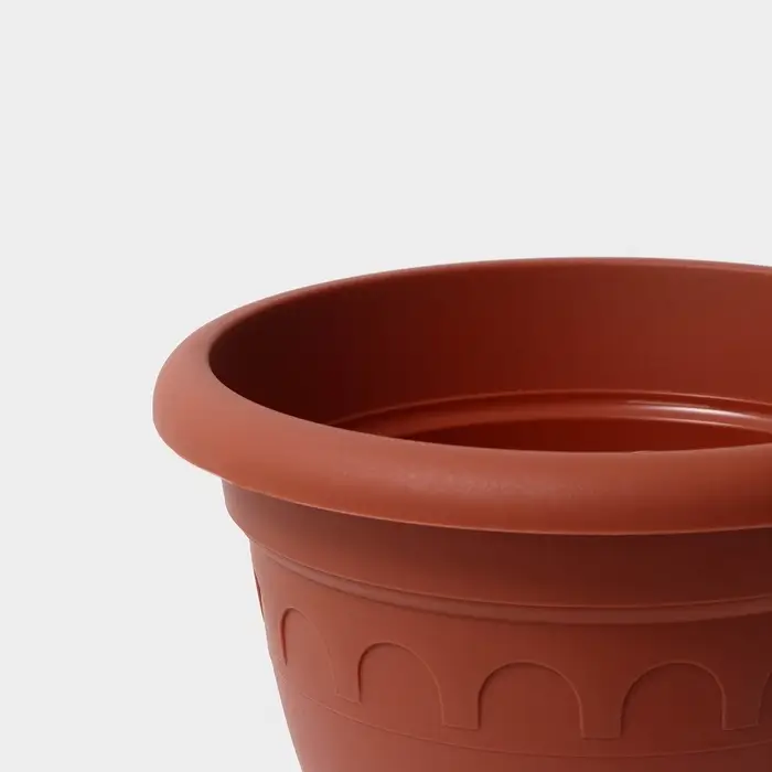 Вазон для цветов &laquo;Колывань&raquo;, 5.6 л, d=26 см, h=28 см, терракотовый