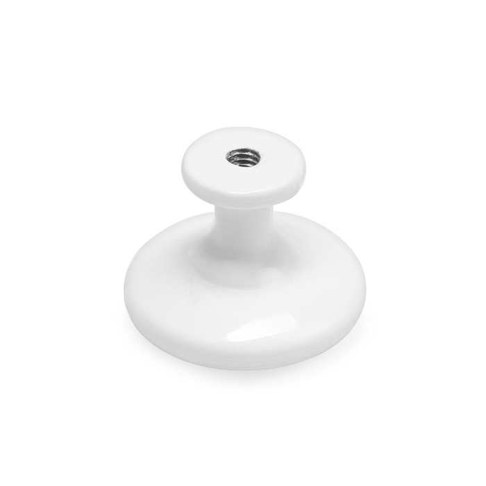 Ручка кнопка ТУНДРА LIGHT PK036WH, белая, 8 шт TMP Ручка кнопка ТУНДРА LIGHT PK036WH, белая, 8 шт TMP