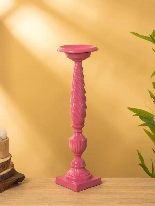 Подсвечник «Вдохновение», 12.5×12.5×42 см, алюминий