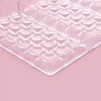 Форма для шоколада KONFINETTA &laquo;Поп-ит&raquo;, 27.5&times;17.5&times;2.5 см, 3 ячейки 15.3&times;7.5&times;0.8 см, пластик, прозрачная