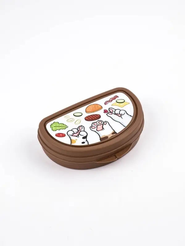 Бутербродница «Лапки», 14×10×4 см