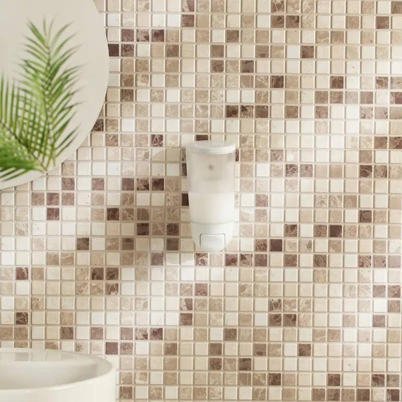 Диспенсер для жидкого мыла настенный тм VETTA, 400мл, ABS, полистирол, белый