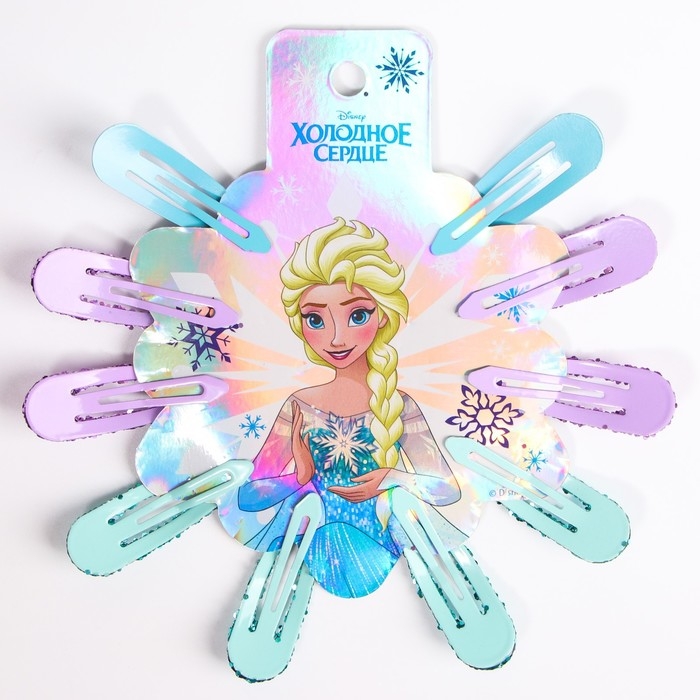 Заколка для волос, 10 штук, Холодное сердце Заколка для волос, 10 штук, Холодное сердце