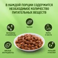 Влажный корм Kitekat для кошек, ягнёнок, 85 г