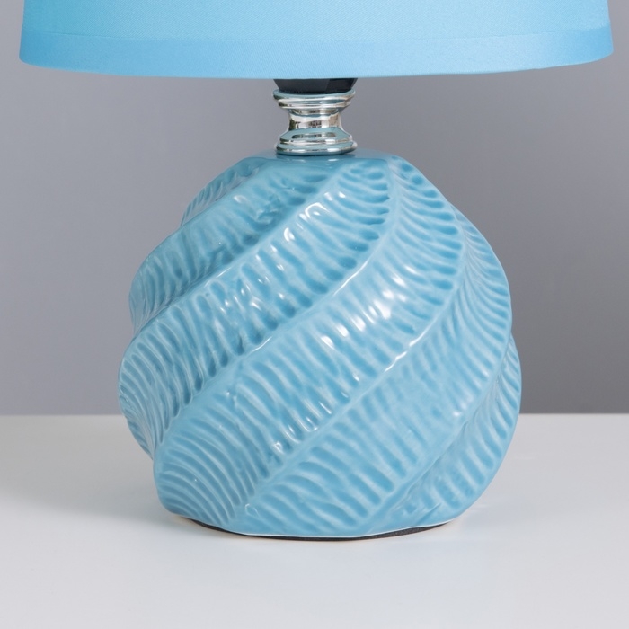 Лампа настольная Лампа настольная "Альваро" 1х40Вт Е14 синий 14,5х14,5х24см