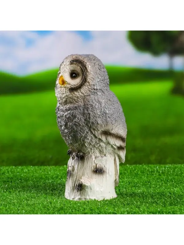 Садовая фигура из гипса &laquo;Сова на дереве&raquo;, 12&times;13&times;25 см, МИКС