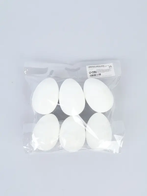 Набор для творчества "Пасхальный кролик" под роспись, набор 6 шт, пенопласт