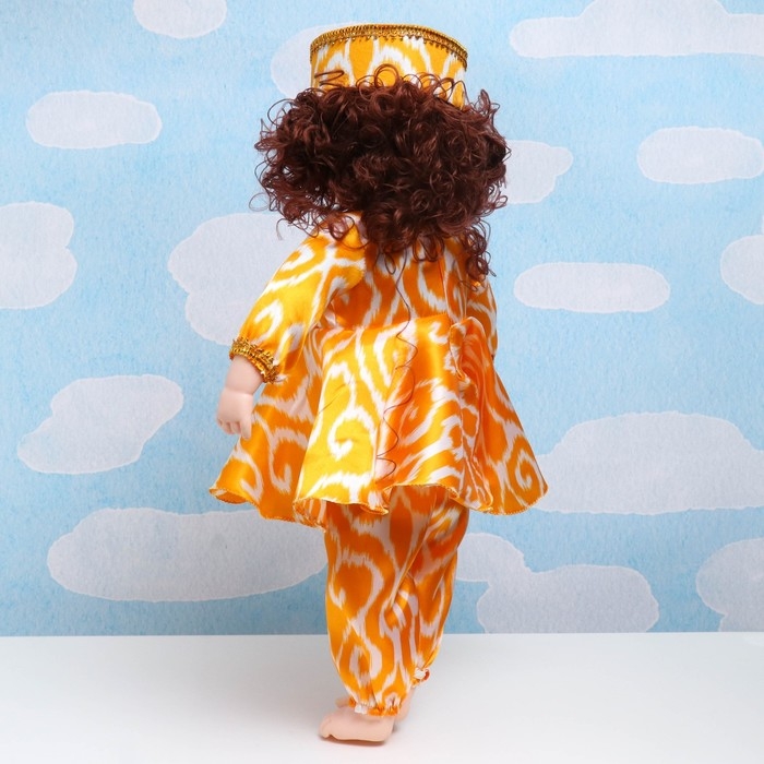 Кукла мягкая "Нора" в национальном костюме Узбекистана, резина, текстиль, 60 см, микс