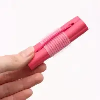 Бигуди на резинке, d=2.3 см, 6 шт., розовое