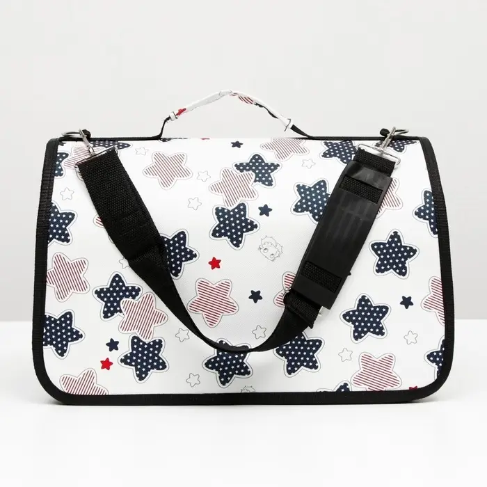 Сумка - переноска для животных &laquo;Звёзды&raquo;, размер L, 53&times;21&times;29 см