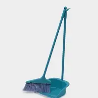 Набор для уборки Доляна: щётка для пола 23&times;78 см, совок 25&times;26&times;71 см, ручки металлические, МИКС