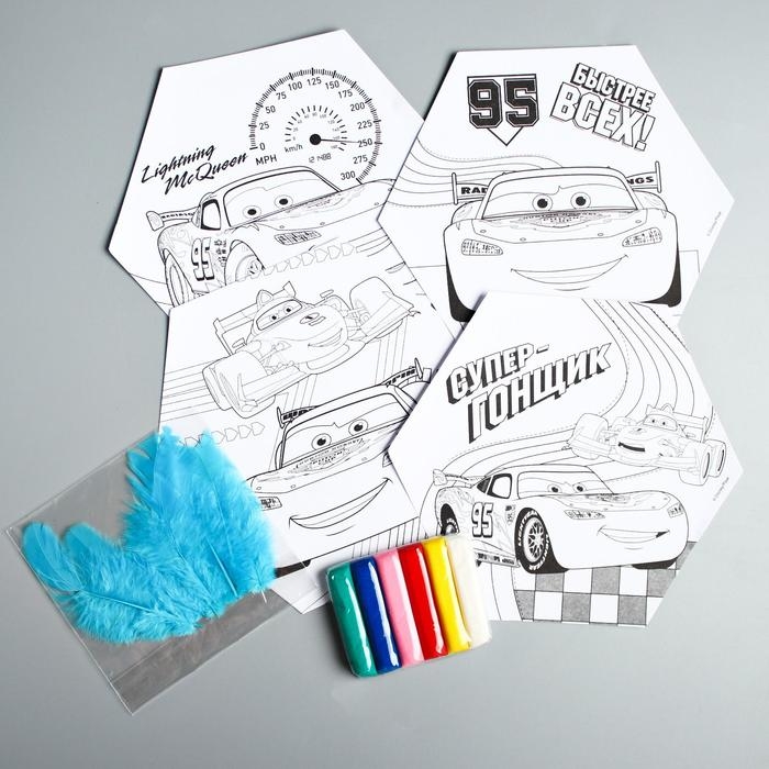 Набор для творчества, 48 предметов, Тачки Набор для творчества, 48 предметов, Тачки