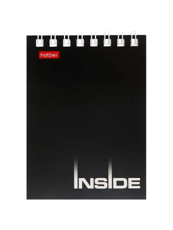 Блокнотик А7 40 л на гребне INSIDE, обл мел карт 40Б7B1 г_01622
