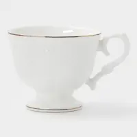 Кофейная пара WY Empire, чашка 100 мл, блюдце d=6.8 см, фарфор, белый