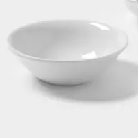 Тарелки глубокие Magistro Basic bistro, 450 мл, d=15.5 см, набор 6 шт., фарфор, белые