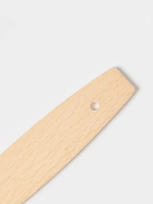 Лопатка блинная деревянная, 28 см, массив бука