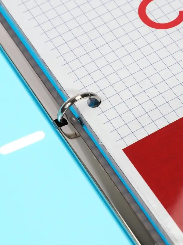 Тетрадь на кольцах ErichKrause. Pastel А4, 80 листов, в клетку, пластиковая обложка, блок офсет, 100% белизна, МИКС