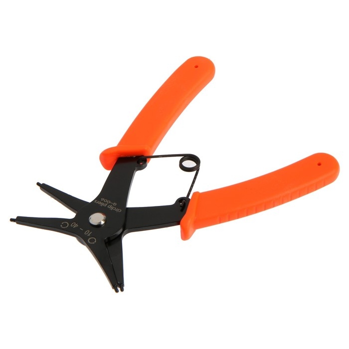 Съемник внешних и внутренних стопорных колец ЛОМ 2 в 1, губки на сжим и разжим, 150 мм Съемник внешних и внутренних стопорных колец ЛОМ 2 в 1, губки на сжим и разжим, 150 мм