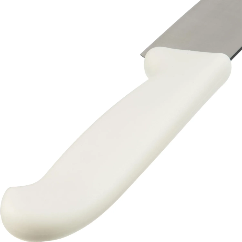 Нож универсальный  лез 200 мм  толщ 2 мм  3Cr13   белая пластиковая ручка