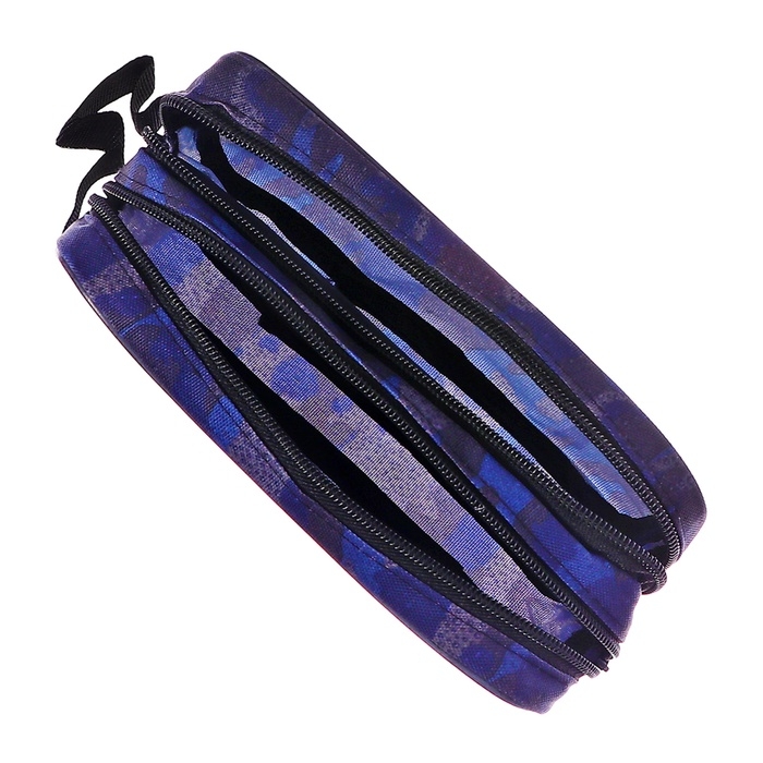 Пенал мягкий 2 отделения, 100 х 220 х 70, с ручкой, стандарт, МИКС Пенал мягкий 2 отделения, 100 х 220 х 70, с ручкой, стандарт, МИКС