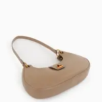 Сумка женская багет TEXTURA на молнии, 30&times;5&times;17 см, светло-коричневая