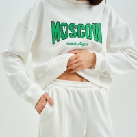 Костюм женский (джемпер и брюки) MIST Moscow, р. 40-42, молочный