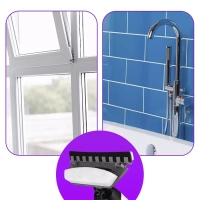 Паровая швабра и пароочиститель с насадками КТ-1088 (2 в 1)