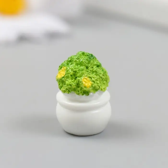 Декор для творчества полистоун "Цветочный горшок" 1,6х2,3 см