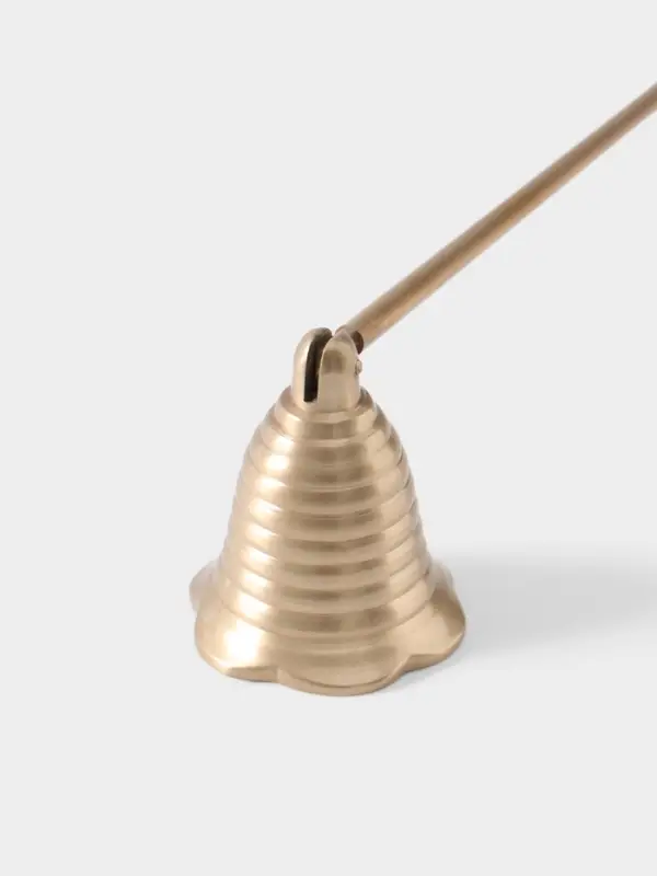 Гаситель для свечей &laquo;Спираль&raquo;, 28 см, латунь